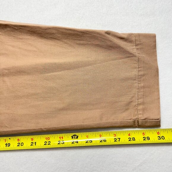 a.n.a. Women's Highest-Rise Tapered Leg Maple Brown Pleated Pants Size 12 NWT - Picture 11 of 11